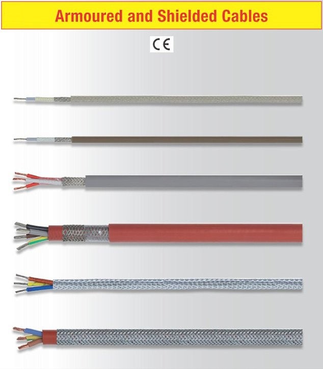 Armoured and shielded cables